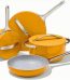 Ceramic Non-Stick Cookware Set – Soup Pot, Fry Pan, Deep Fry Pan, Milk Pan