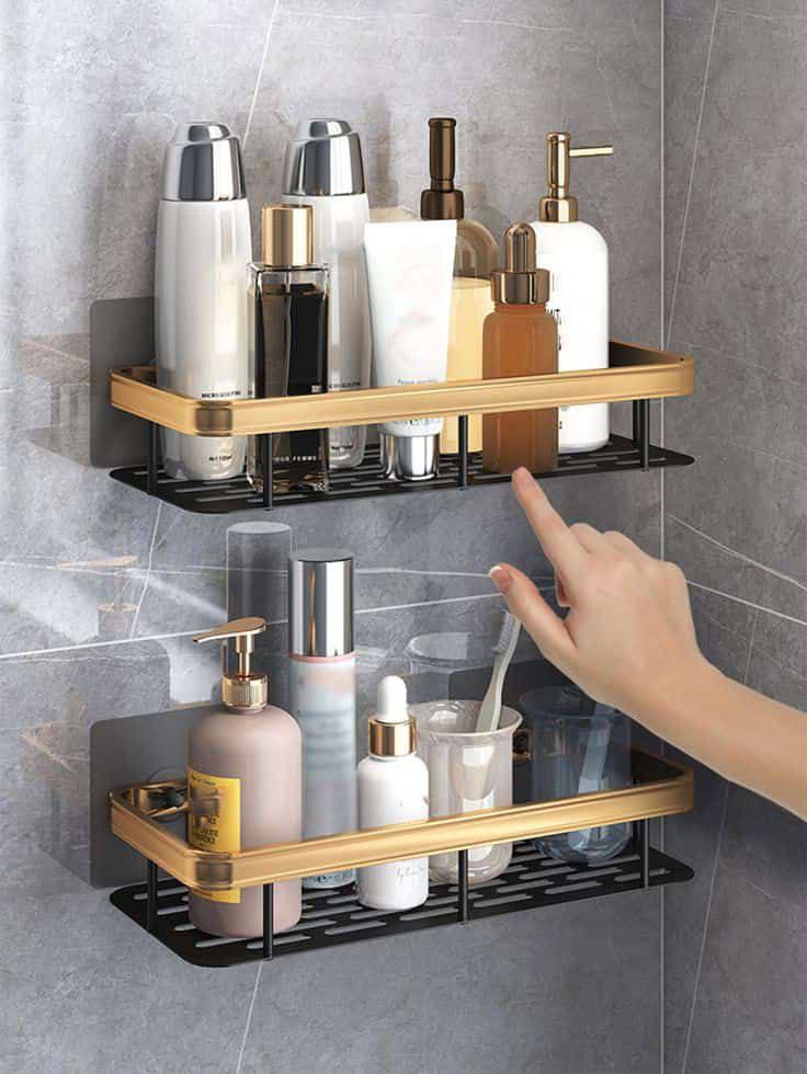 Durable Bathroom Shelf